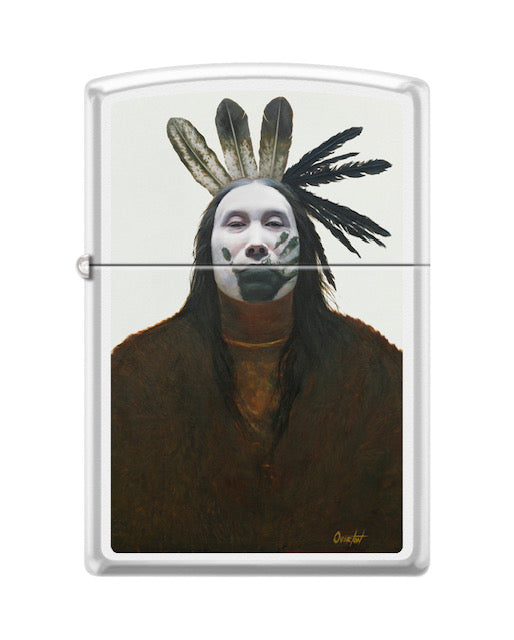 Greg Overton Custom Zippo Lighter - Black Hand