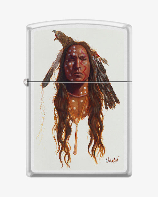 Greg Overton Custom Zippo Lighter - Crazy Horse 2
