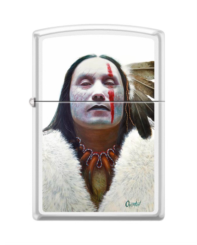 Greg Overton Custom Zippo Lighter - Blood Wolf