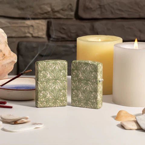 Cannabis Leaf 540 Color Wrap Zippo Lighter