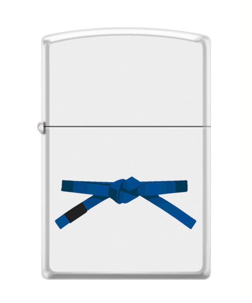 High Rollers BJJ Custom Zippo Lighter - Smoke Train Repeat - Belt Level