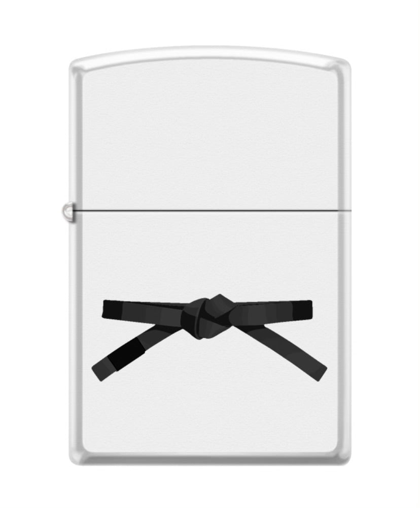 High Rollers BJJ Custom Zippo Lighter - Smoke Train Repeat - Belt Level