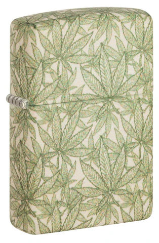 Cannabis Leaf 540 Color Wrap Zippo Lighter